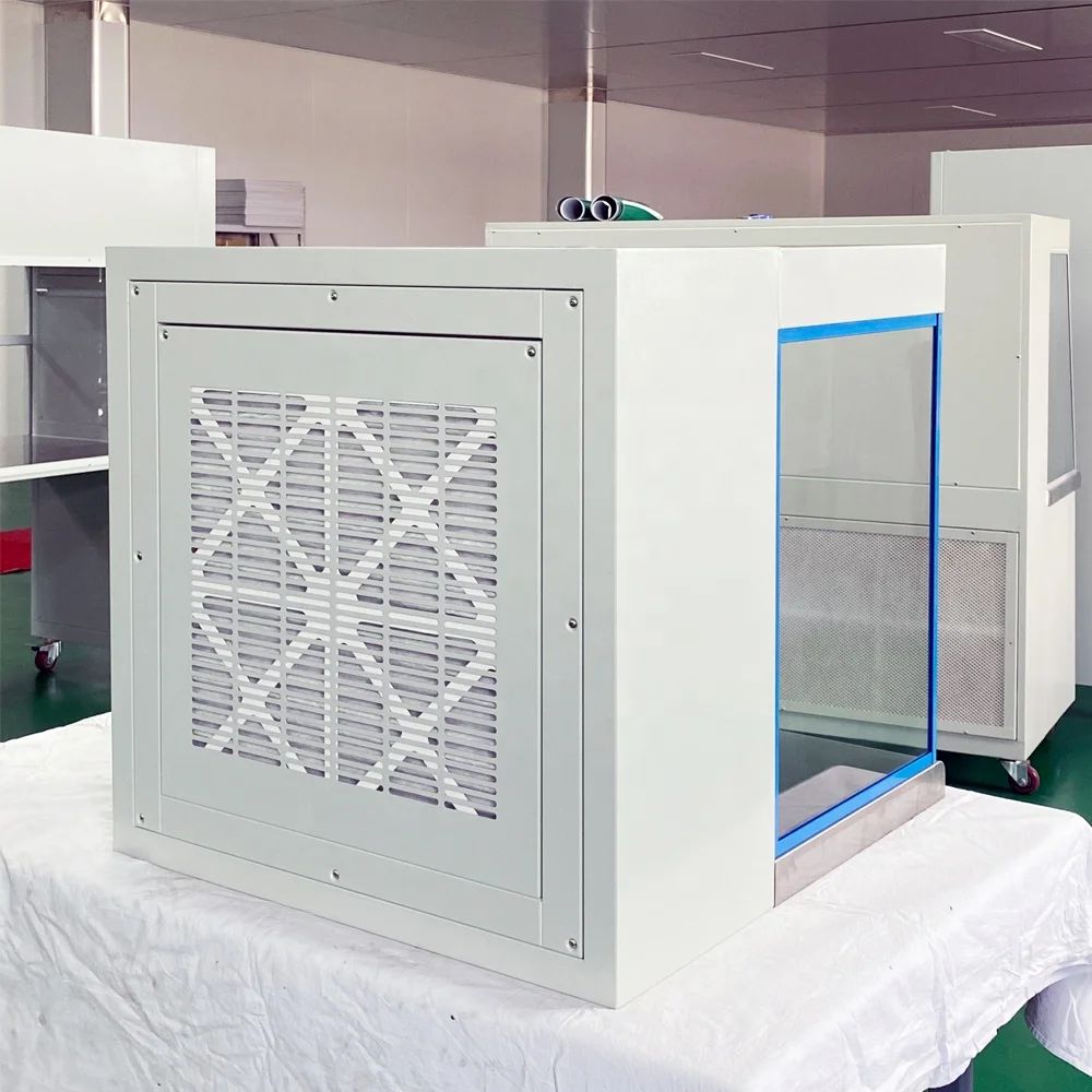 

Gold Seller Horizontal flow clean bench laboratory mini laminar flow hood workbench, desktop vertical laminar flow 65 68 65 cm