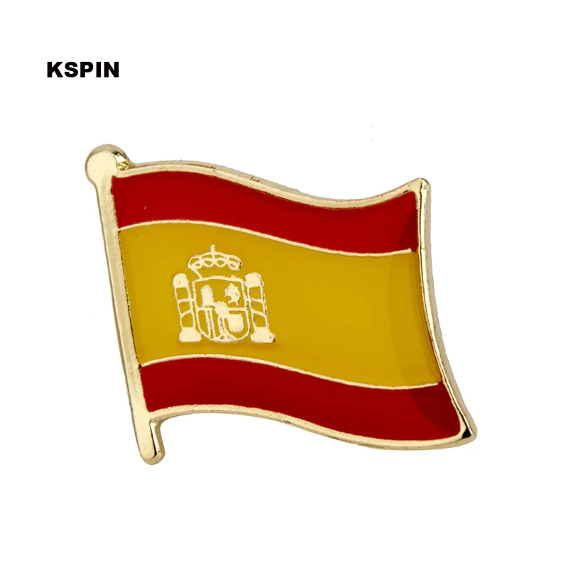 Insignia de bandera de España, Pin de Laple, broche de bandera