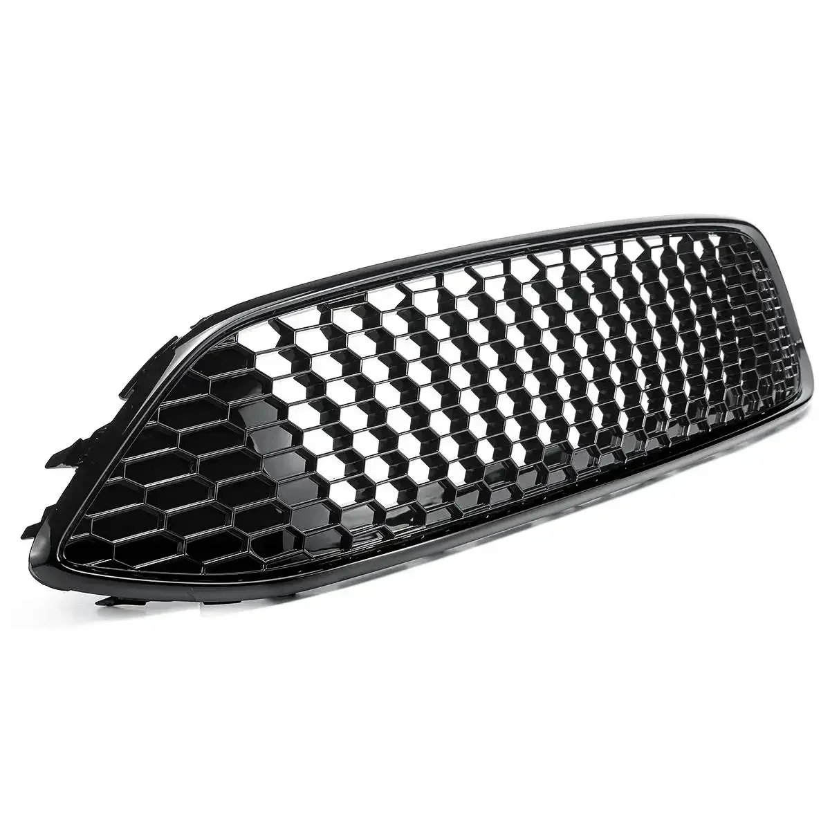 Honeycomb Mesh Car Front Bumper Radiator Grille For Ford Focus MK3 ST Line Hatchback Estate 2015-2017 Mesh Center Racing Grill