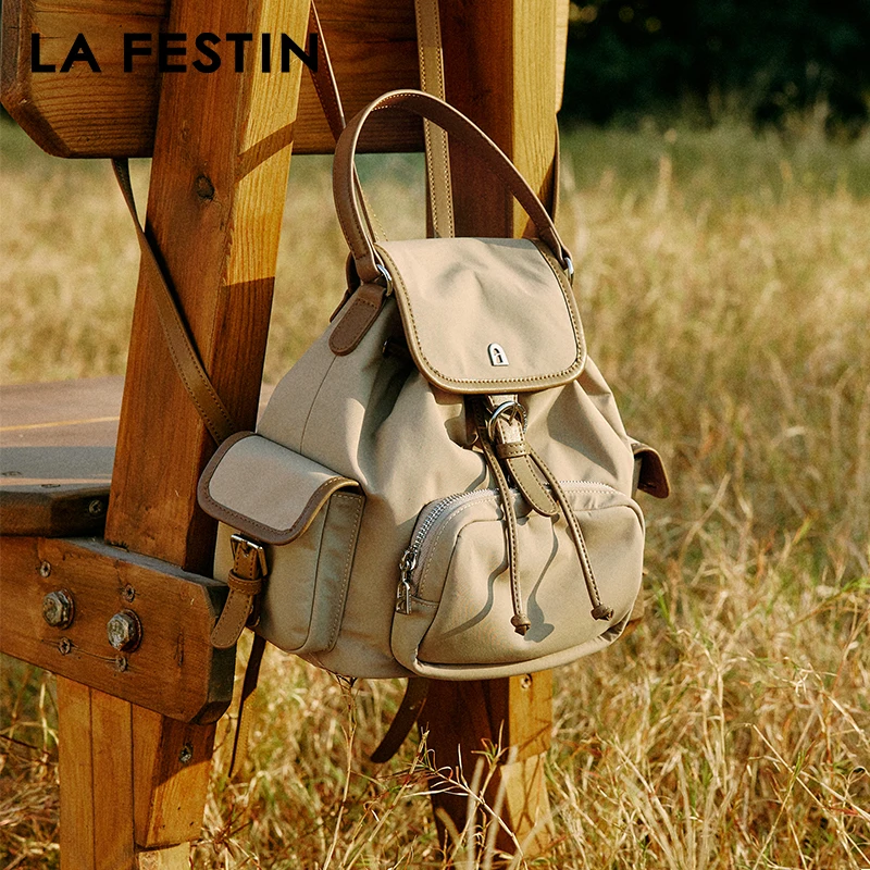 

LA FESTIN Original Brand 2025 New Backpacks Woman Fashion Shoulder Bag Large Capacity Tote Bag Luxury Designer Bags Lady Handbag