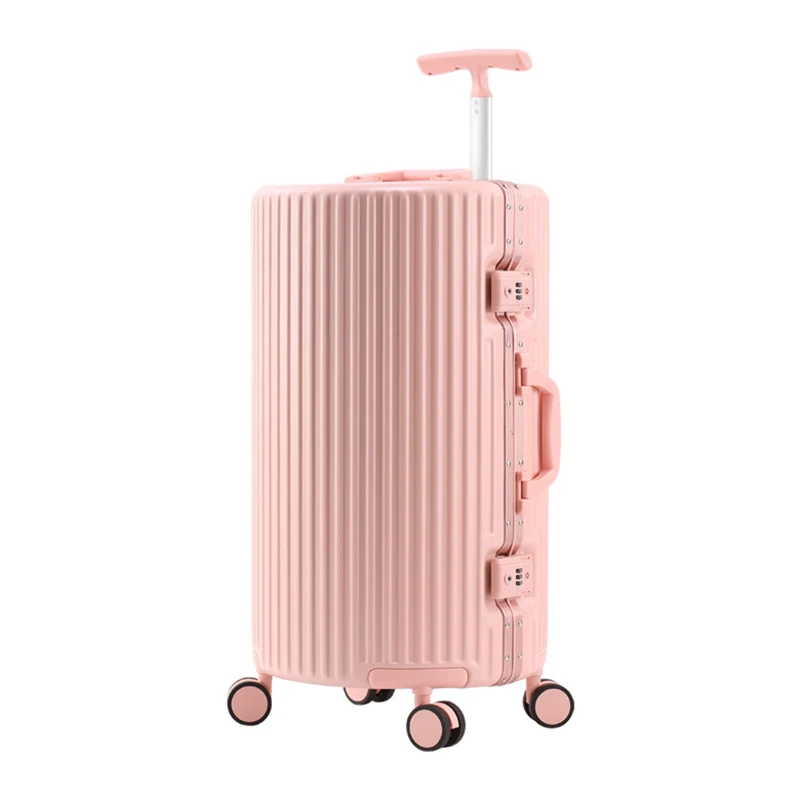 Round business luggage ins net red pull rod box universal wheel trolleysuitcase men and women boarding 20 inch travel case