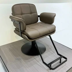 Hair Salon Barbershop Swivel Barber Chair Lift Perm Hair Dyeing Comfort Barber Chair Silla De Barbería Salon Furniture