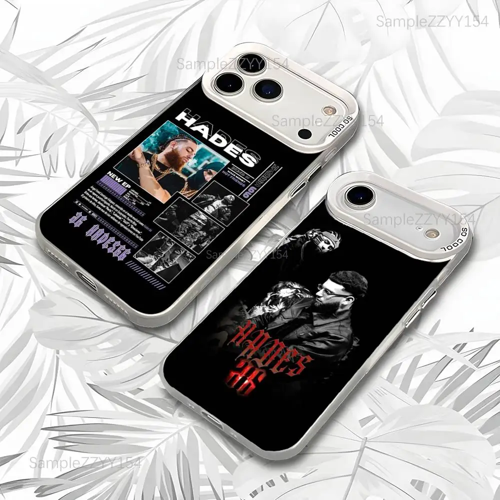 

Rapper Hades 66 Phone Case For iPhone 17,16,15,14,13,12,X,8,Pro,Max,Plus,E,SE4,Air,Mini White IMD Matte