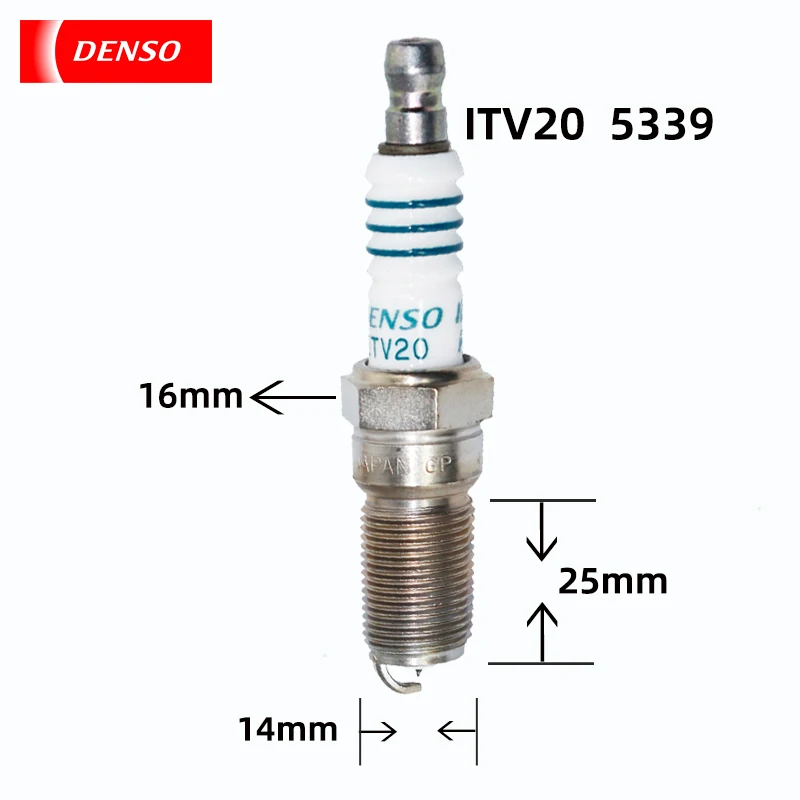 DENSO  Iridium spark plug ITV20 5339 adapts to win Fox Taurus wing combat sharp edge wing tiger muzzle