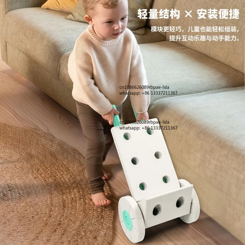 Modular toy EVA foam material Children's sensory integration training Kindergarten early education building block