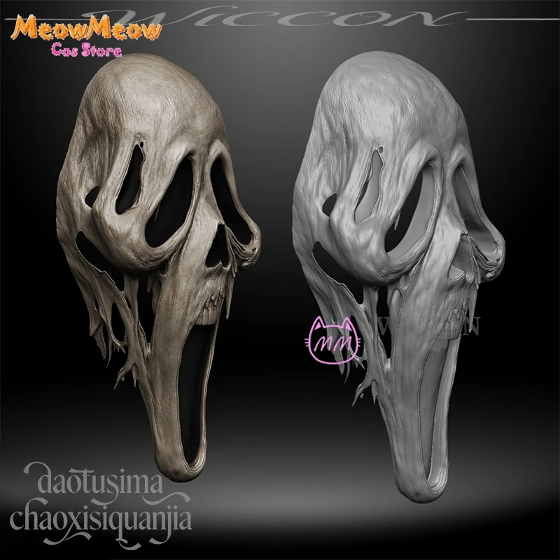 Image of Halloween 2026 Halloween-Party NEUE Ghostface-Maske Cosplay Maskenball 3D Polylactid-Säure-Maske Anime Cosplay Kostüme