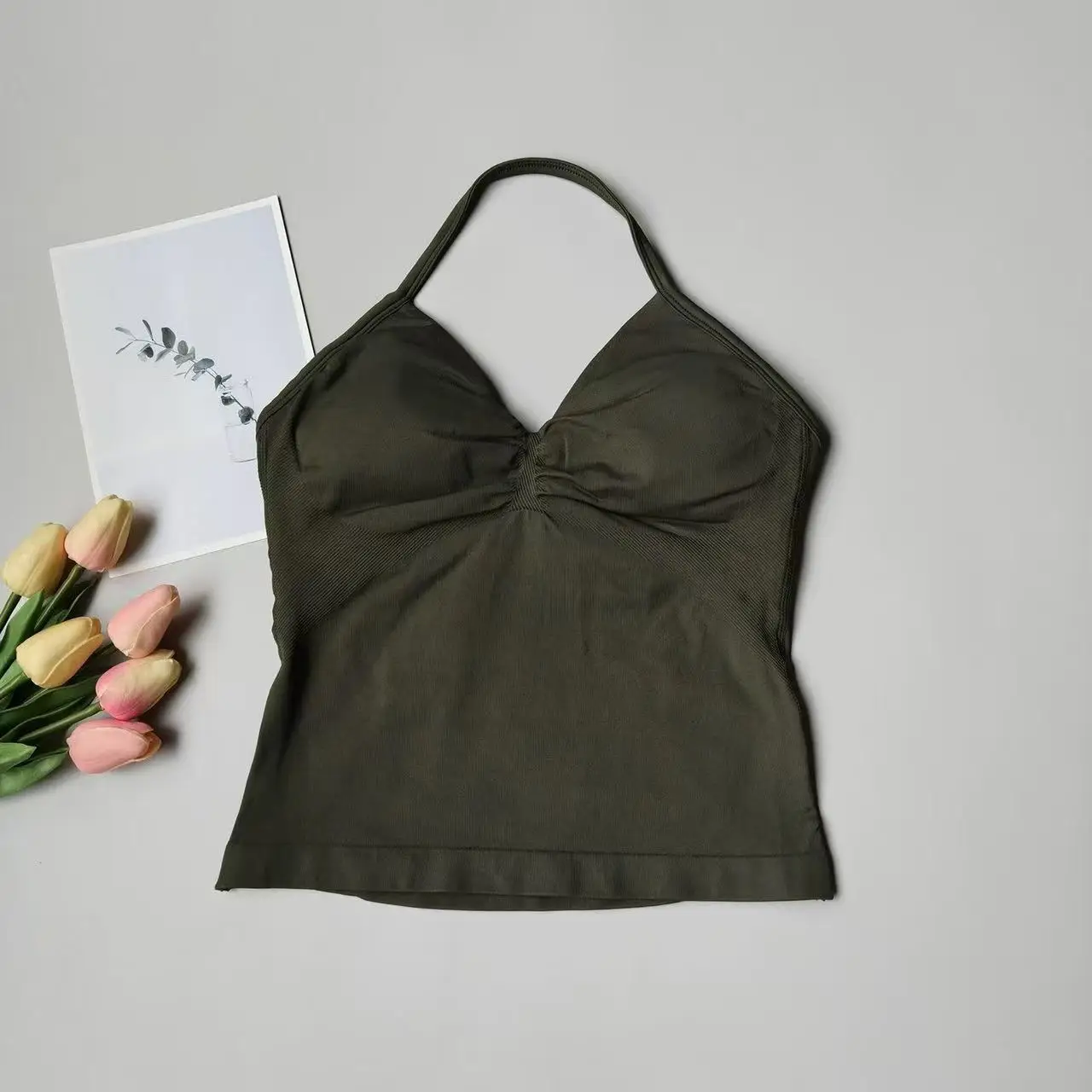 All-in-One Sport-BH-Kollektion: Hochintensiver, professioneller, stoßfester Lauf-BH, Yoga-Fitness-BH, Sommerkleidung – Detail 35