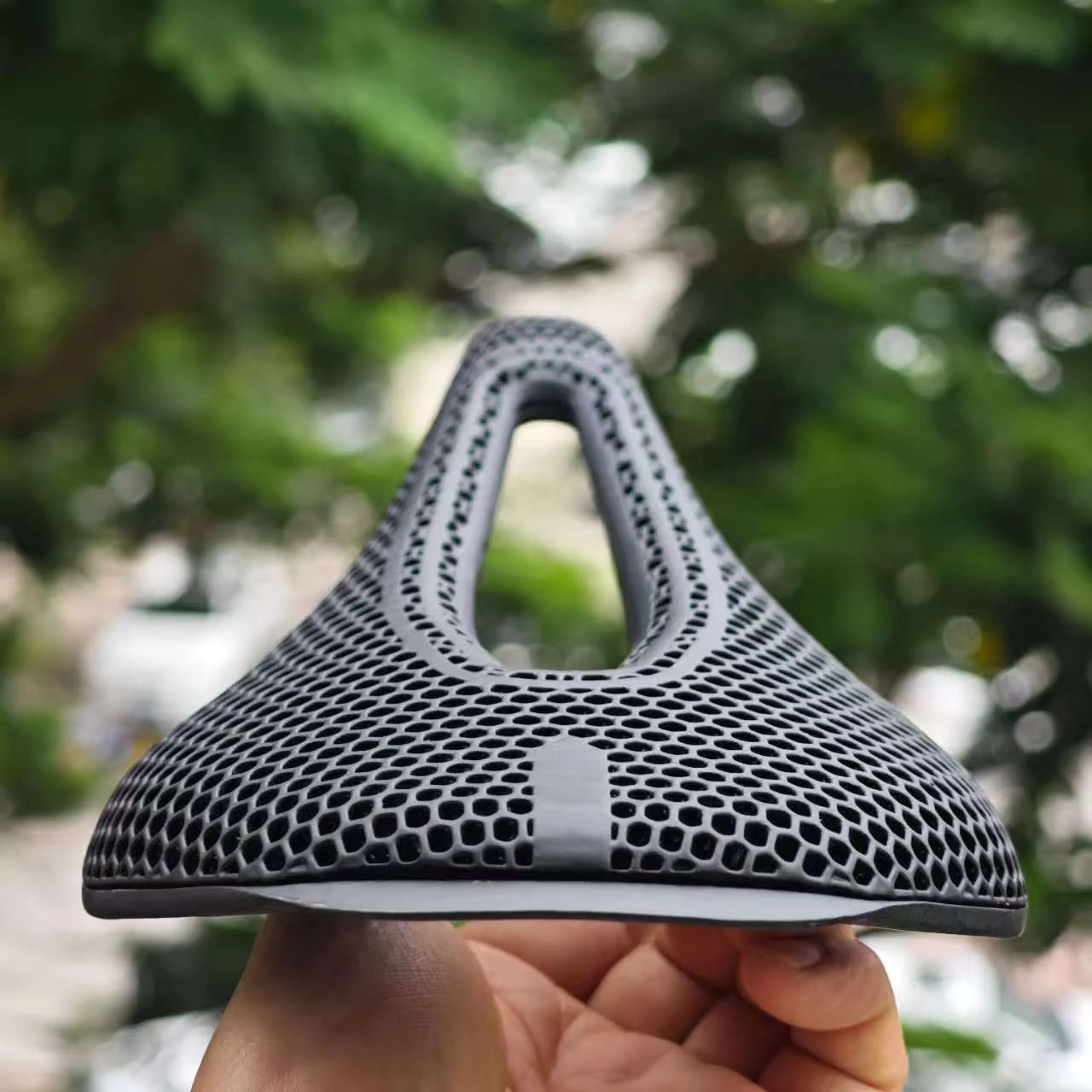 GOLDIX 3D Printing Ultra Light Bicycle Carbon Saddle Highway MTB Racing Saddle Bicycle Cushion Breathable Comfort Bike Parts