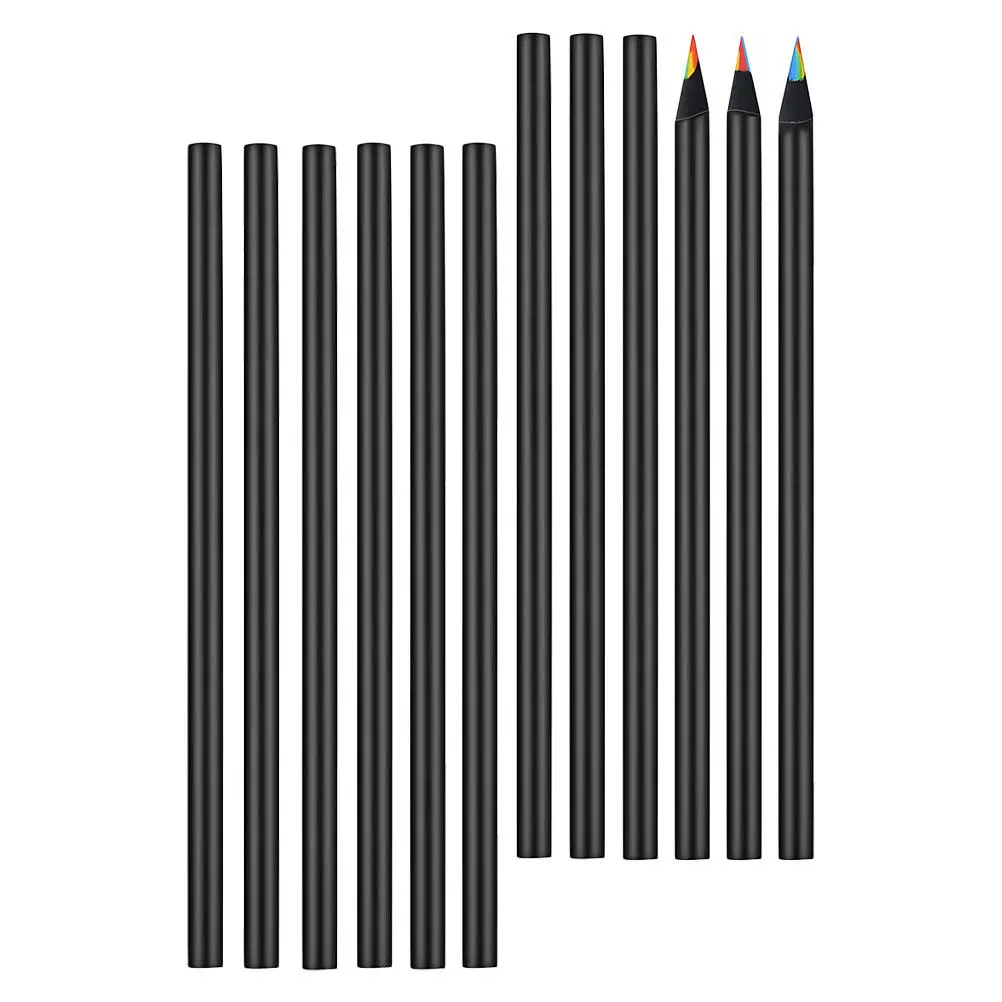 

Набор из 12 цветных карандашей с прочным наконечником для скетчинга и рисования, легкие деревянные карандаши для художников, набор для раскрашивания с высокой стойкостью цвета