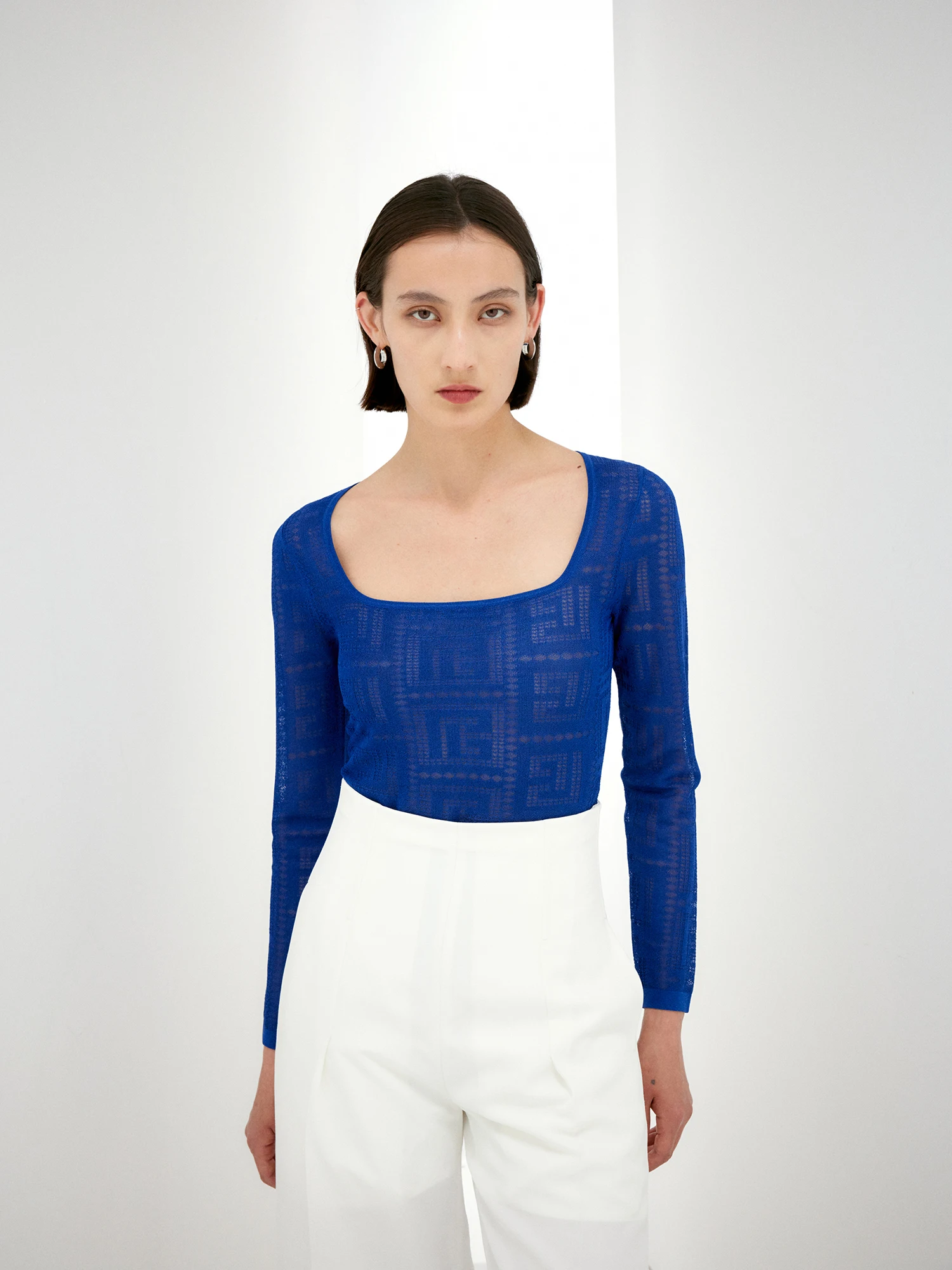 Zia Zhang الدانتيل الإحساس Bomann انظر صعبة U-ne Ba نمط قطعة واحدة دعوى لون نقي تخفيف ملابس داخلية بسيطة نموذج جديد