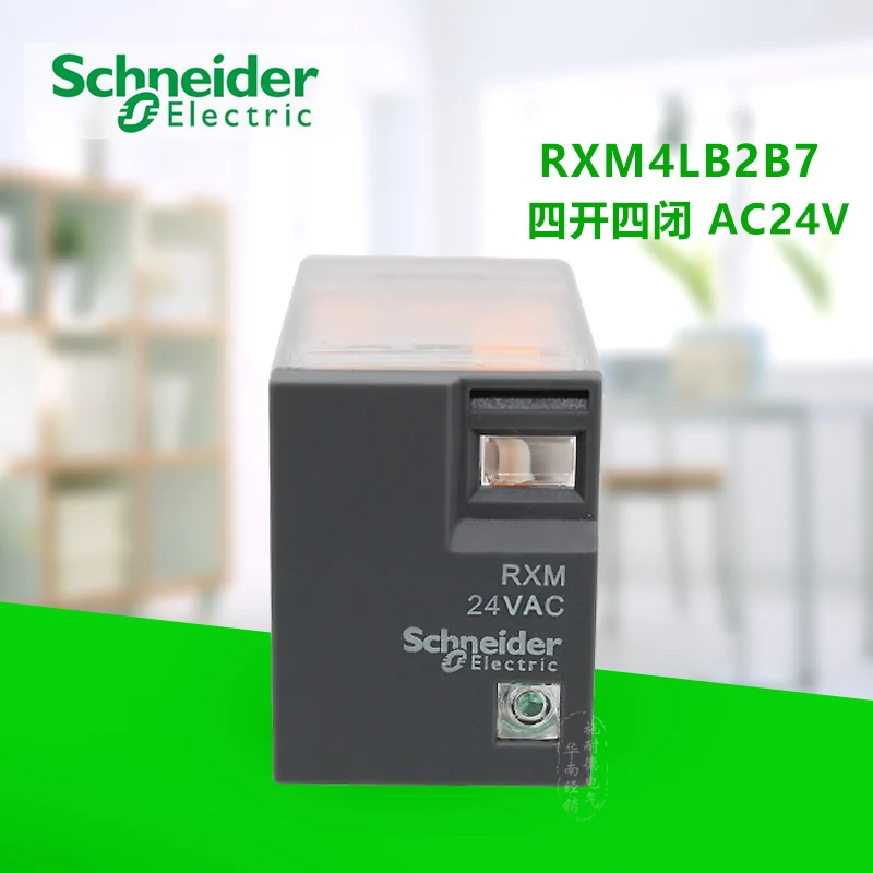 

Оригинальное экспортное вставное миниатюрное реле RXM4LB2B7 4 на 4 выключения 24 В переменного тока 3 А со светодиодной подсветкой 14 футов RXM4LB2B7