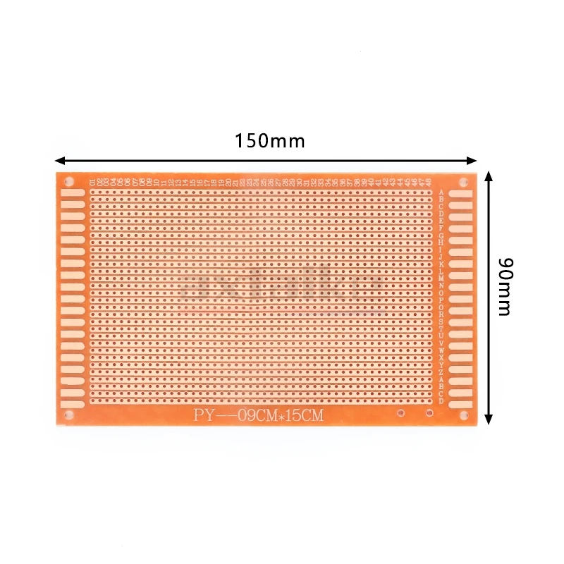 5PCS 2.54MM 5*7 7*9 9*15 10*22 CM Single Side Prototype PCB Universal Board Experimental Bakelite Copper Plate Circuirt Board