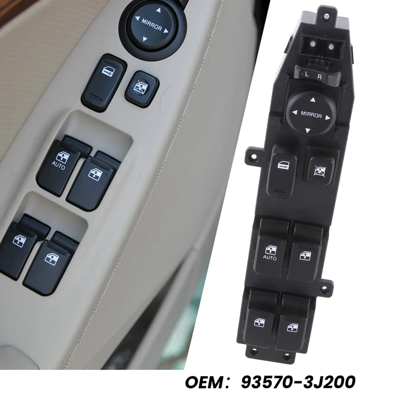 93570-3J000 Car Driver Side Left Master Power Window Switch For Hyundai Veracruz 2007-2012 Replacement Accessories