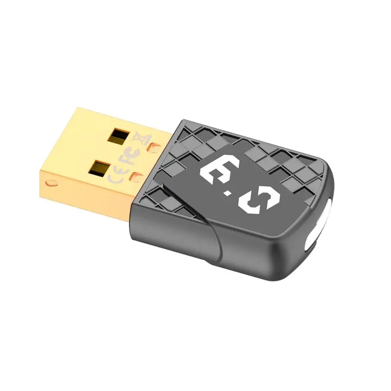 New--USB Bluetooth6.0 Dongle Bluetooth6.0 Receiver Transmitter Adapter For Bluetooth Keyboard Mouse Headphone Speaker