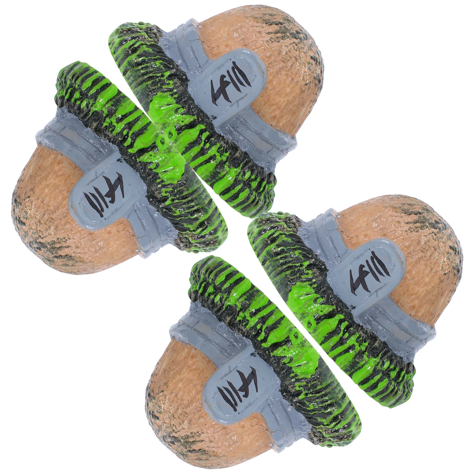 

4Pcs Miniature Gravestone Decorations Sand Tray Mini Cemetery Headstones for Counseling Memorial Landscape Emotional Expression