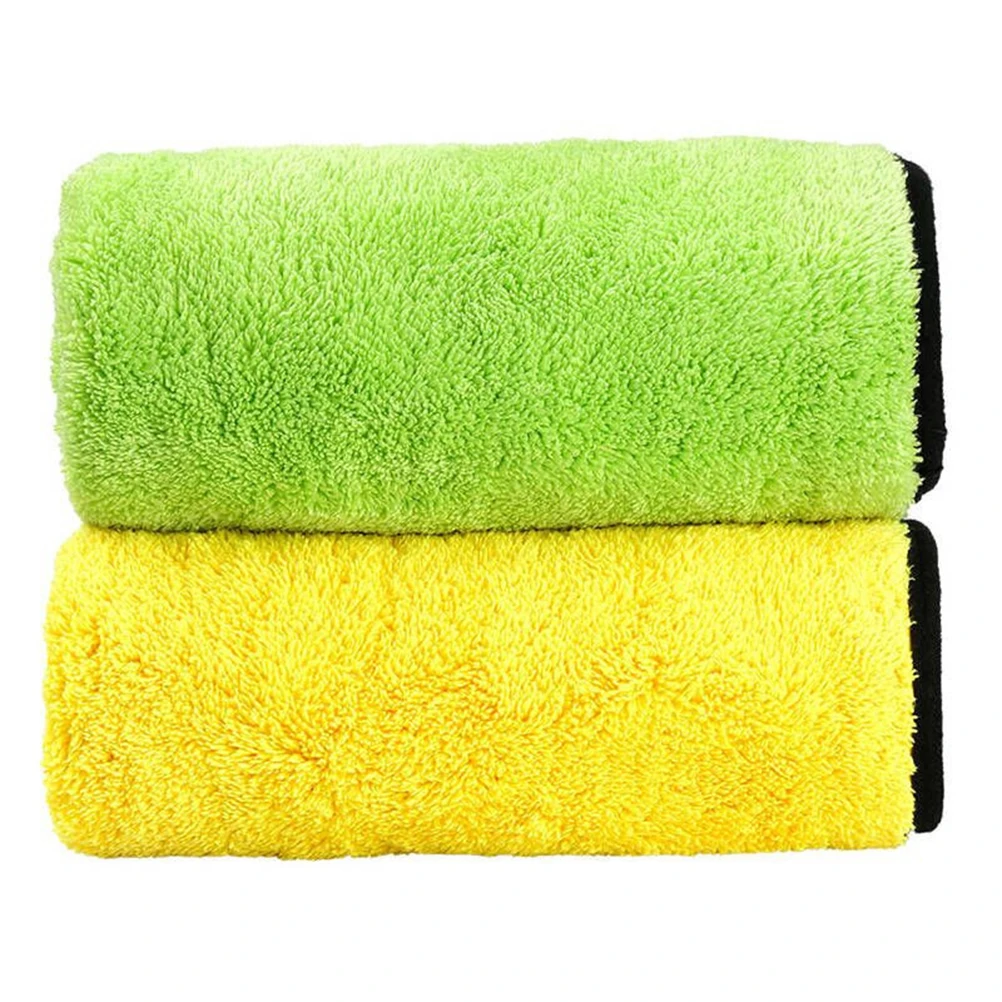 

2pcs Cleaning Cloth Absorbent Coral Fleece H Towels Kitchen Dish Hanging Dish Towels Wash Rags Fade Resistant Durable
