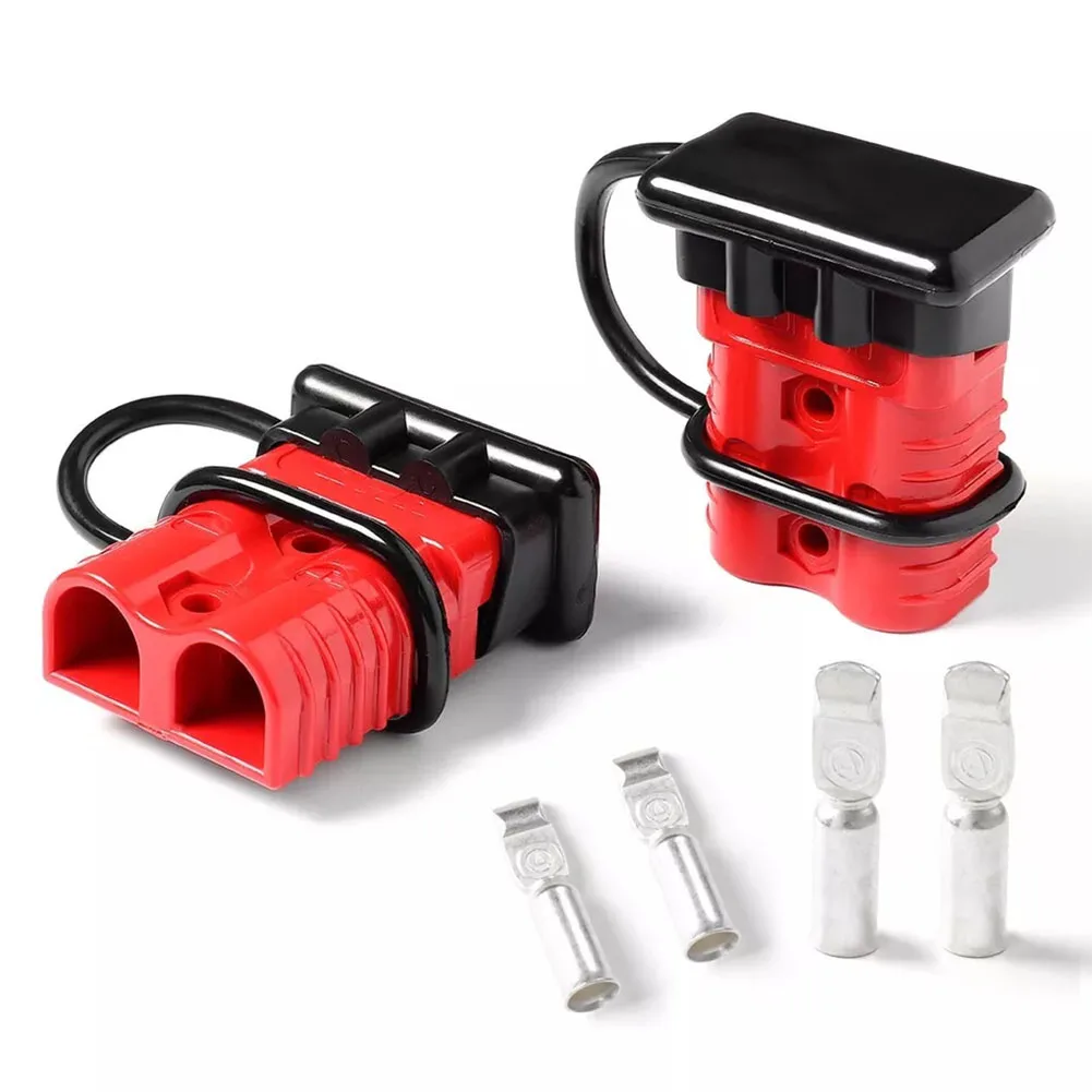 Battery Disconnect Quick Disconnect Connectors For Electrical Devices 4 Terminal Pins Low Or Medium Current Use Red Terminals