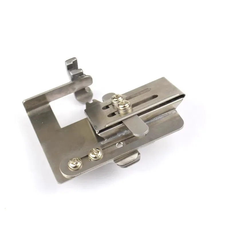 Wide Shirring Gathering Presser Foot for 1-Needle Industrial Lockstitch Sewing Machine, Pleating Foot, Flat top, Wrinkled Bottom