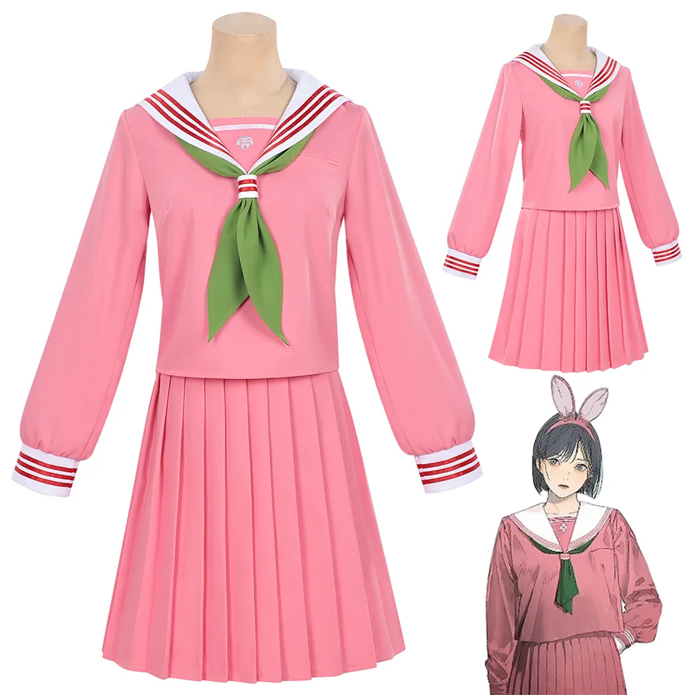 

Silent Hill Cosplay Costume Shimizu Hinako Pink School Uniform Set For Woman Japanese Game Sailor Uniform Comic-con Stage Outfit