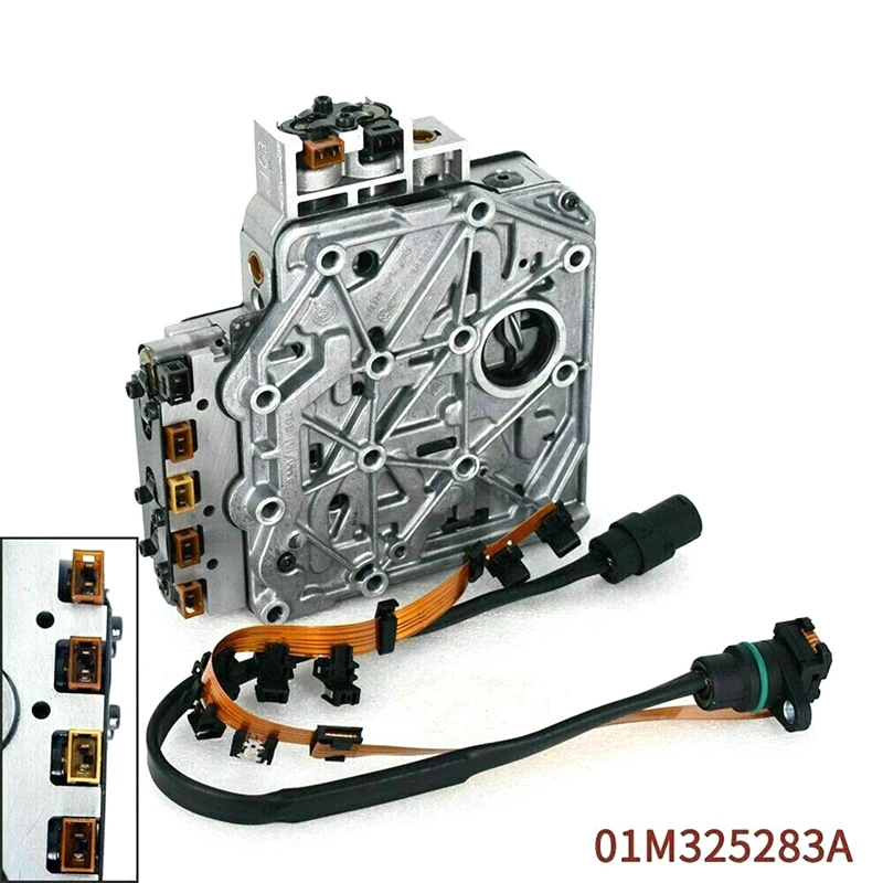 01M325283A 01M 01M927365 Automatic Transmission Valve Body With Solenoid And Wiring Harness For Jetta Golf Beetle