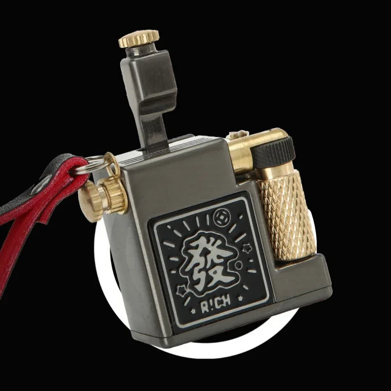 CHIEF Mini Arm Lifting Side Pulley Kerosene Lighter Outdoor Hanging Rope Portable High end Exquisite Igniter Smoking Men\'s Gifts