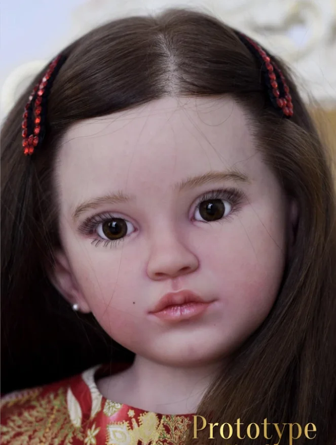 42inch shakirah Reborn Doll Painted Vinyl Toddler Doll Kit by Ping Lau