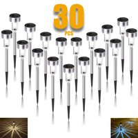 Solar Garden Light Outdoor Solar Powered Lamp Waterproof Landscape Lantern Lighting for Pathway Patio Decorative LED 10/20/30Pcs