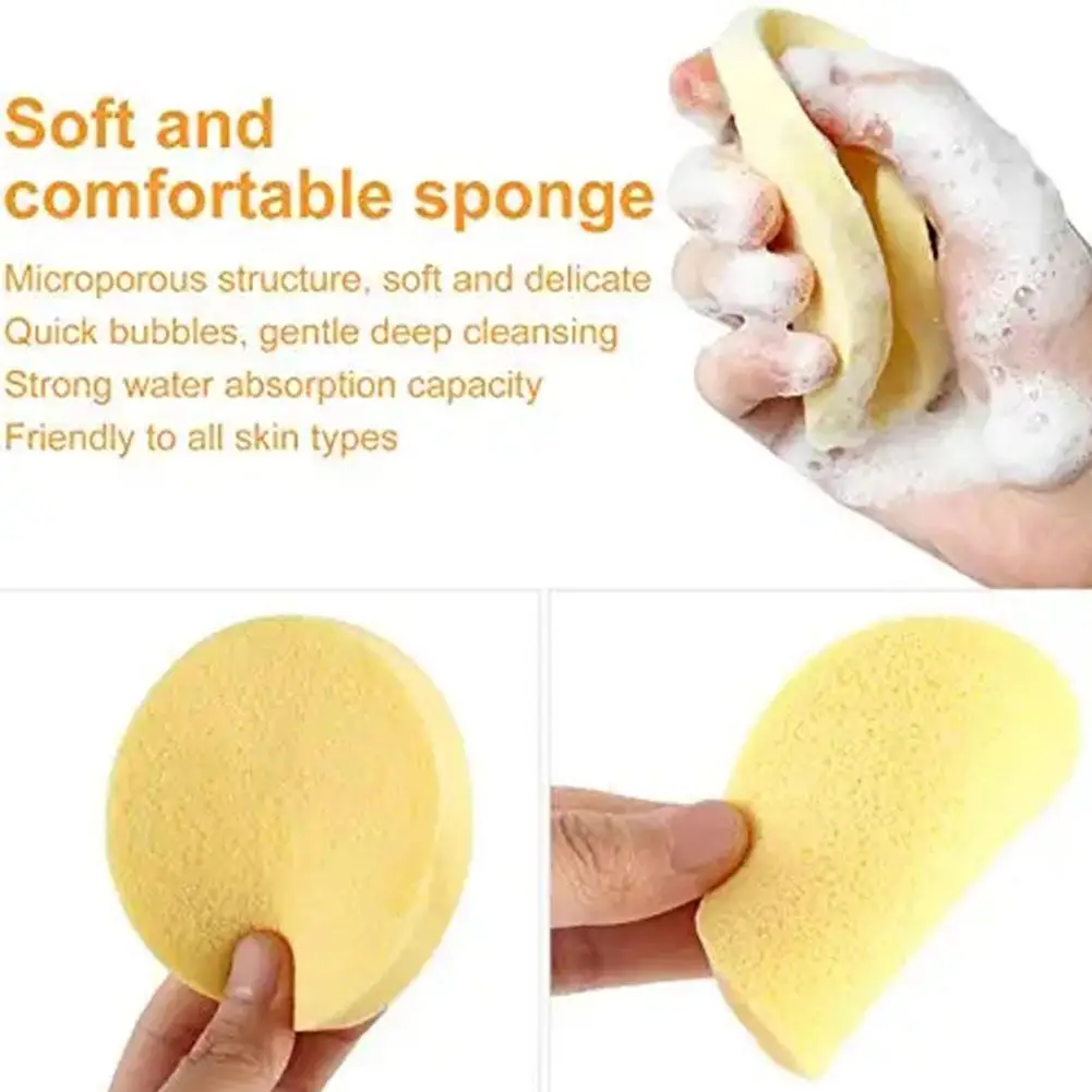 Compressed Strip Face Wash Sponge Puff 12pcs PVA Compression Strip Beauty Pads Wipes Cotton Cleansing Makeup Reusable Strip K0I9