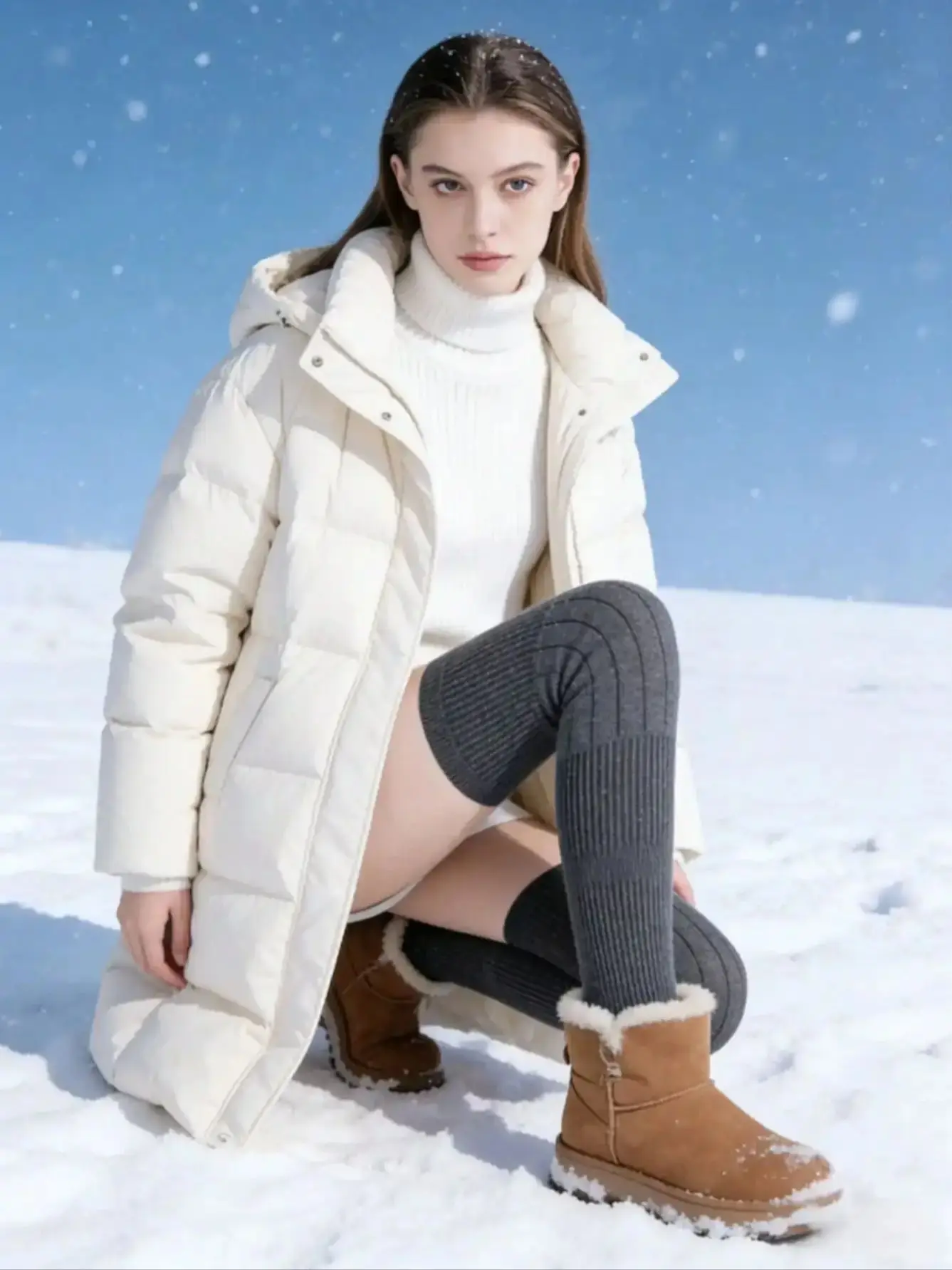 وسادات الركبة للرجال والنساء، دفء الخريف والشتاء والحماية من البرد، تدفئة الساق للحماية من باردة الساق الموسعة، وسادات ركبة سميكة خاصة