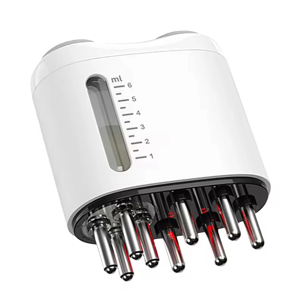 

Customizable Red Light Therapy Electrical Comb EMS Hair Growth Oil Head Massager