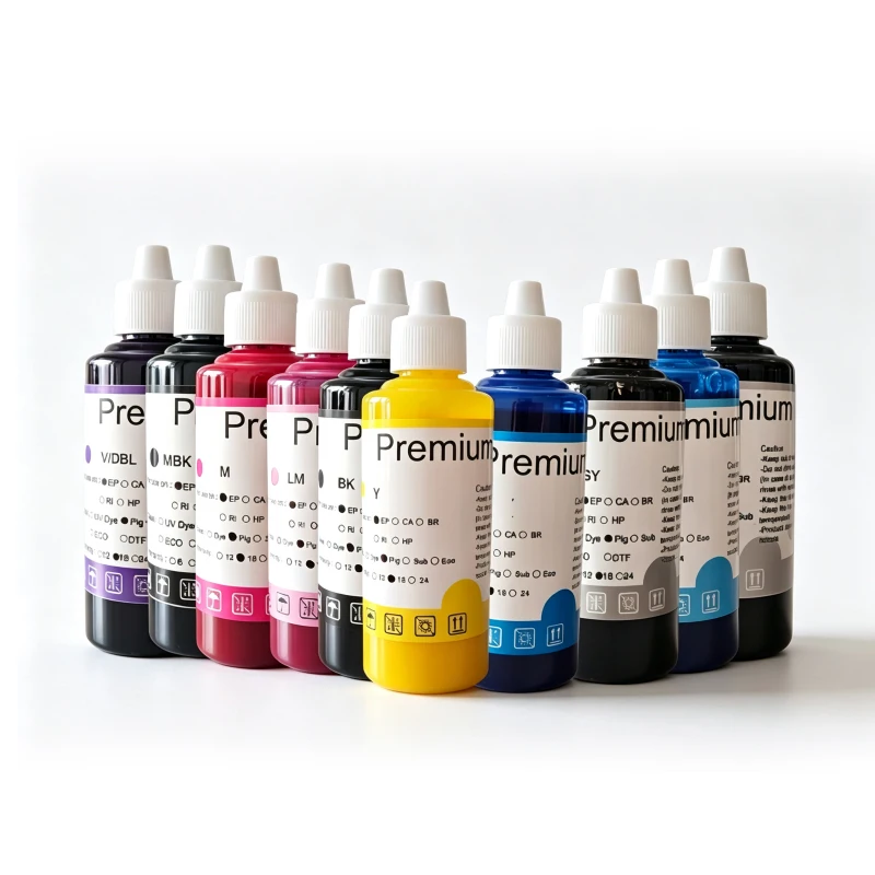10 Colors/1set P700 Refill Pigment Ink Compatible for Epson SureColor P700 P703 P704 P706 708 P900 P903 P904 P906 P908 Pigment I