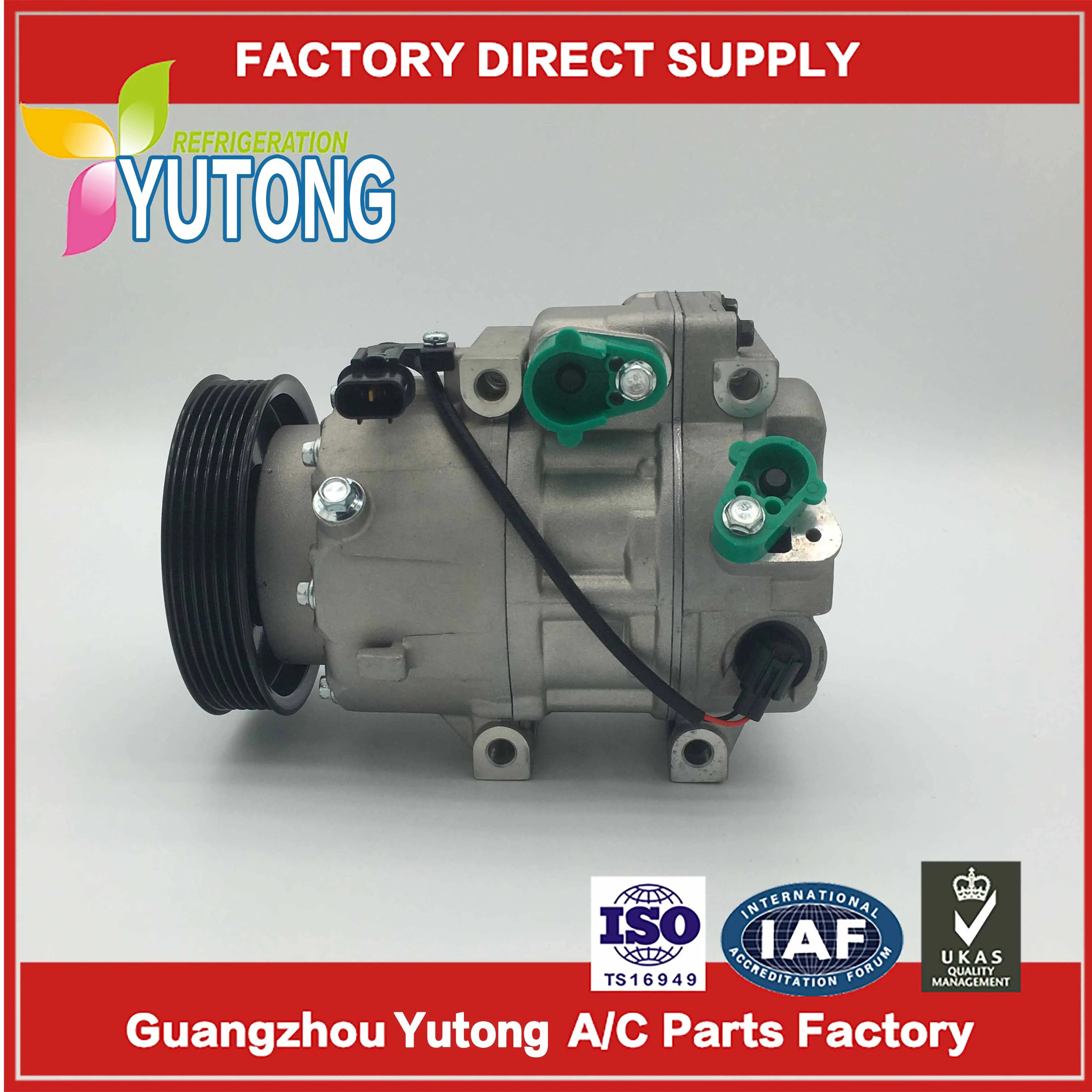 VS18 Auto AC Compressor for KIA SORENTO HYUNDAI SANTA FE 97701-1U600 97701-2W550 97701-3M000 97701-1U650 F500-MMBBA-09