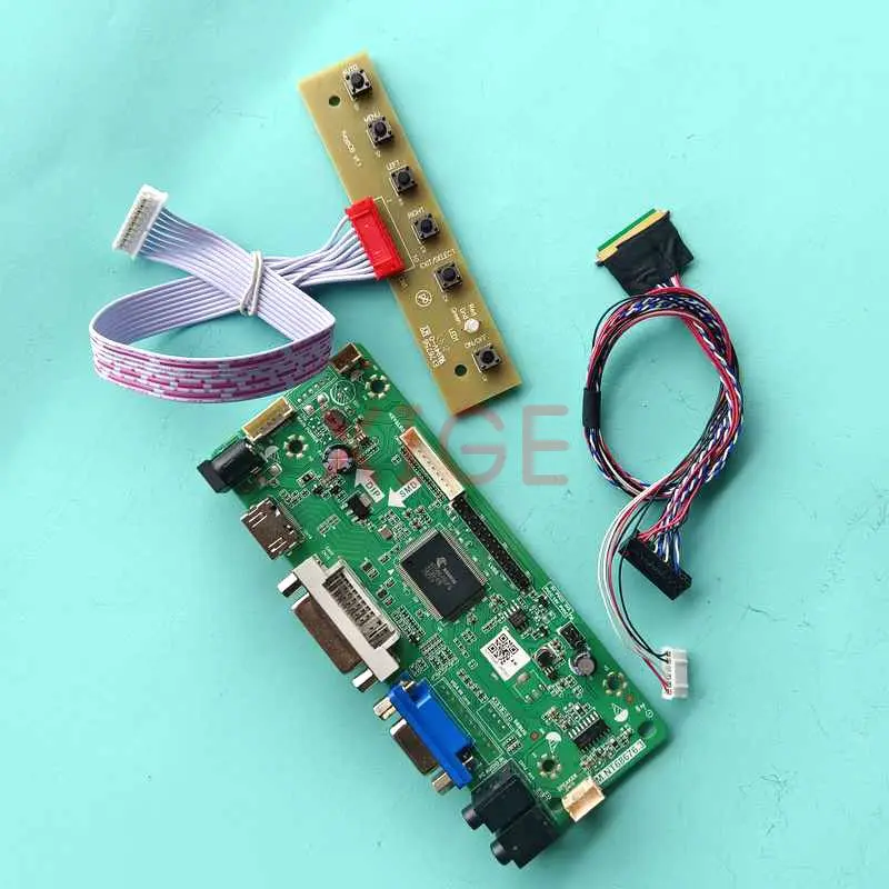 DIY Kit Controller Driver Board For LTN156AT30-601/B02/H01/T01 LVDS 40 Pin DVI VGA 15.6