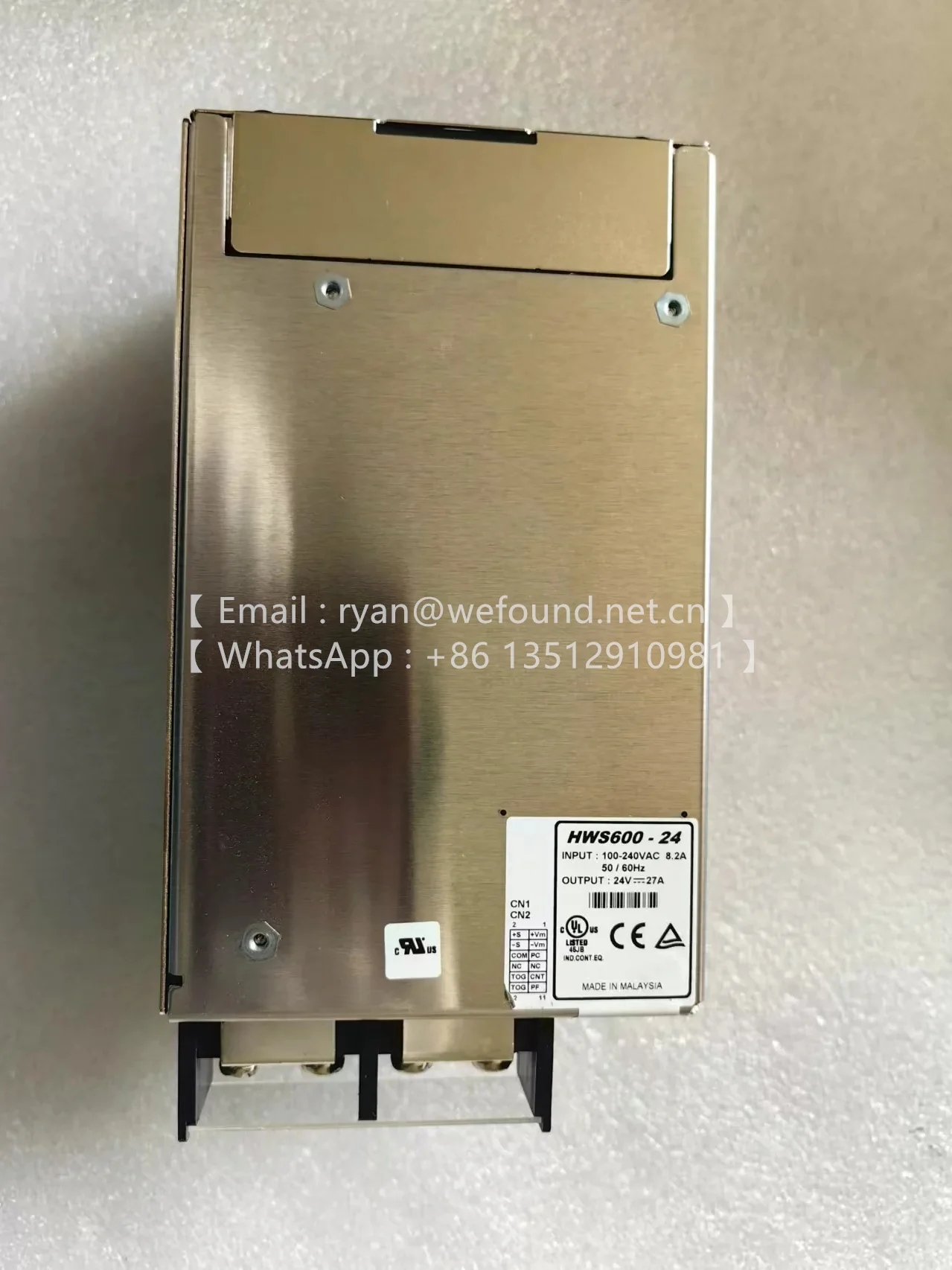HWS600-24 for TDK-Lambda AC-DC  , 100-240VAC  24V 27A 648W
