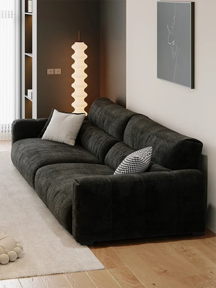 

Современный простой высококлассный прямой тканевый диван для маленькой квартиры в гостиной