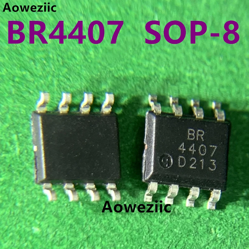 BR4407 SOP-8 Screen Printing 4407 P-channel 30V 12A Field Effect Transistor (MOSFET)