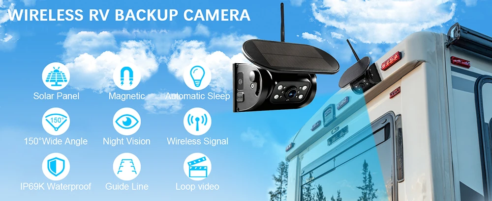 5G WiFi truck backup camera overview