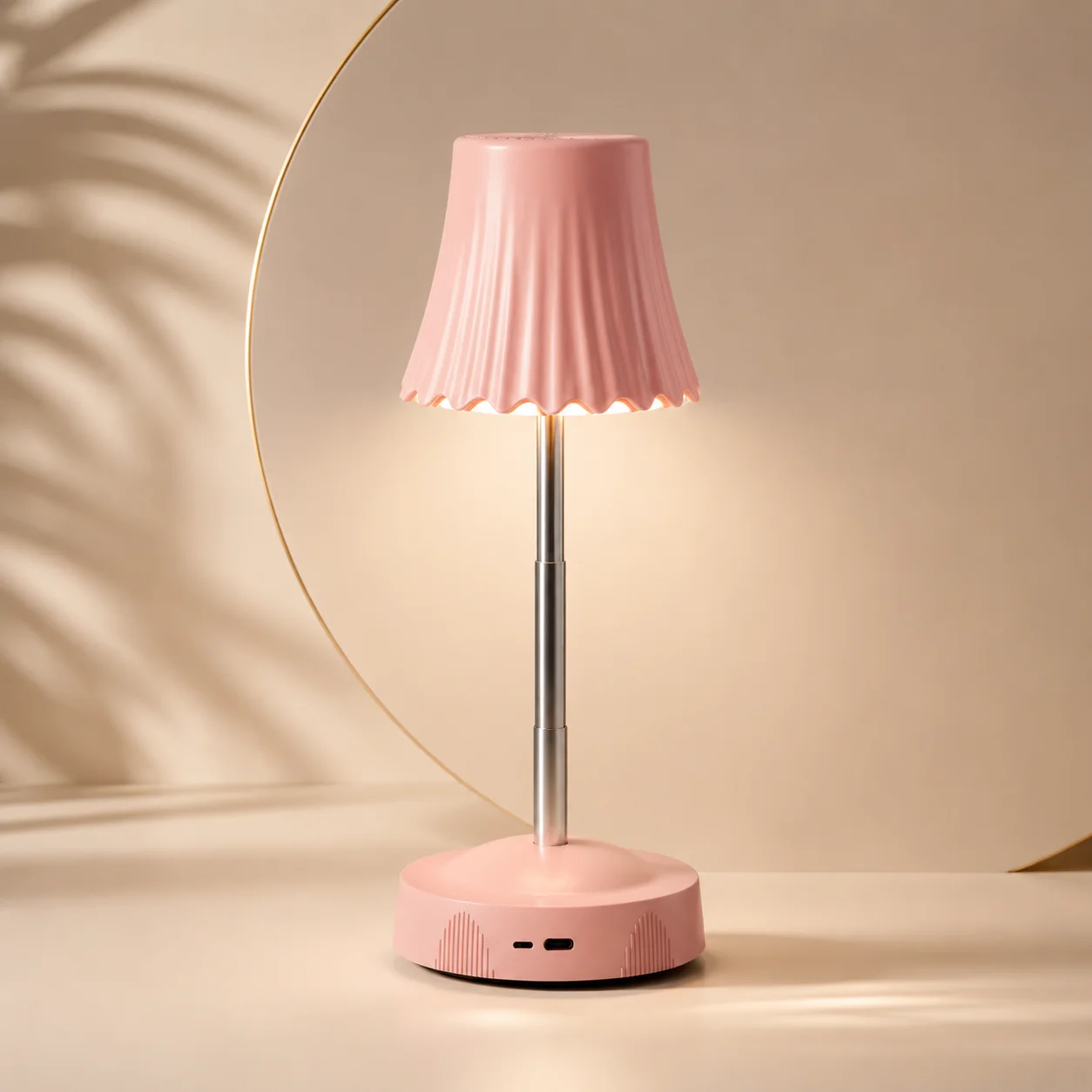 Schreibtischlampe RGB LED 2600mAh mit Gestensensor, Kreative Nachtbeleuchtung, USB-Aufladung, Ausziehbare Tischlampe für Schlafzimmer und Dekoration