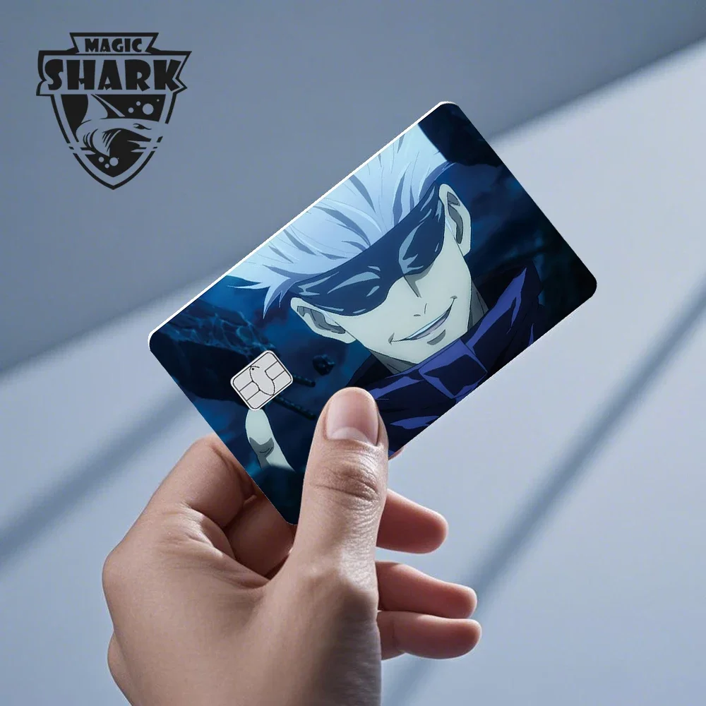 魔法のサメ-ダークマジシャンアニメピッグシャークステッカー、色あせない小さな大きなチップ、クレジットカード用のスキンカバー、素晴らしいオファー