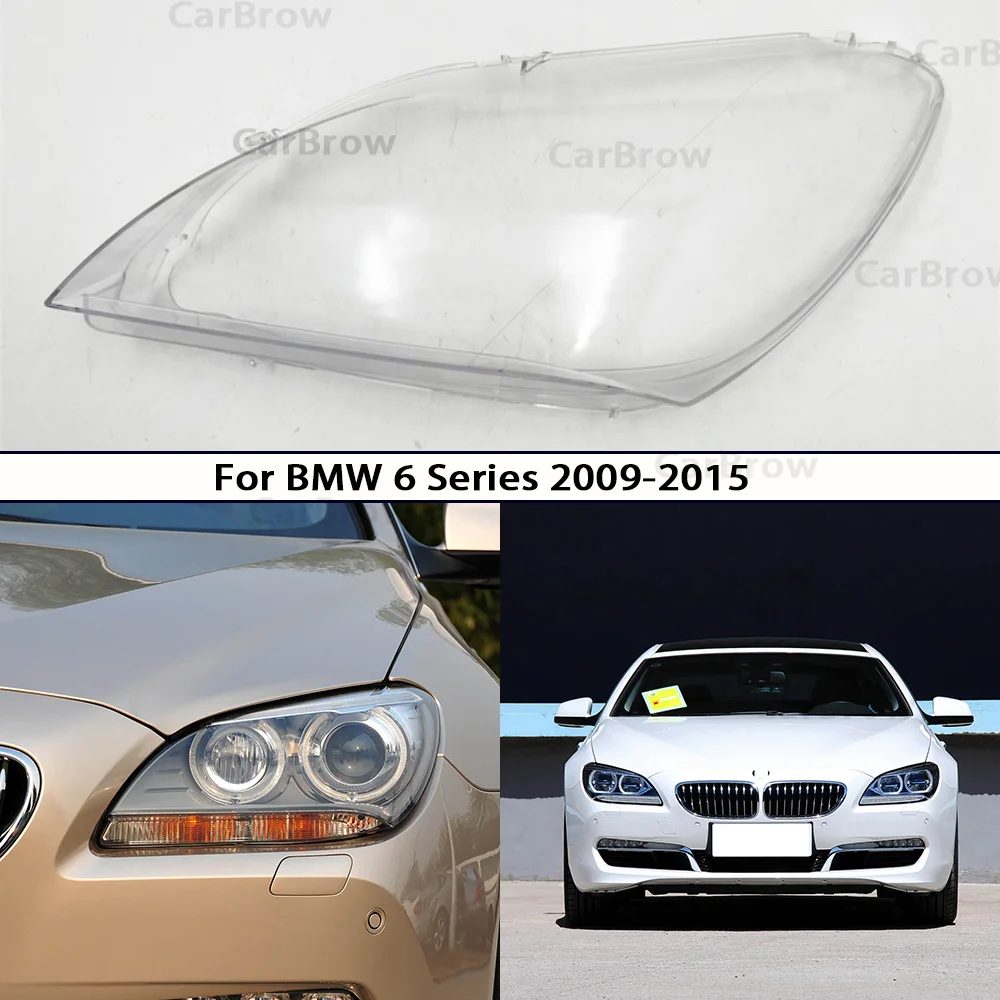 

Замените оригинальный автомобильный абажур для BMW 6 серии 2010 2011 2012 2013 2014, корпус фары, прозрачная крышка объектива