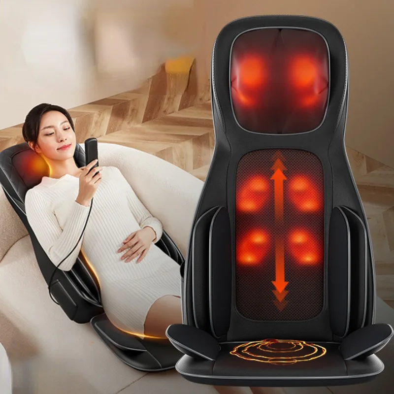 Cervical Massager, Lumbar Back Multi-functional Electric Massage Chair Cushion Neck Massage Pillows , Full Body Massage Mats