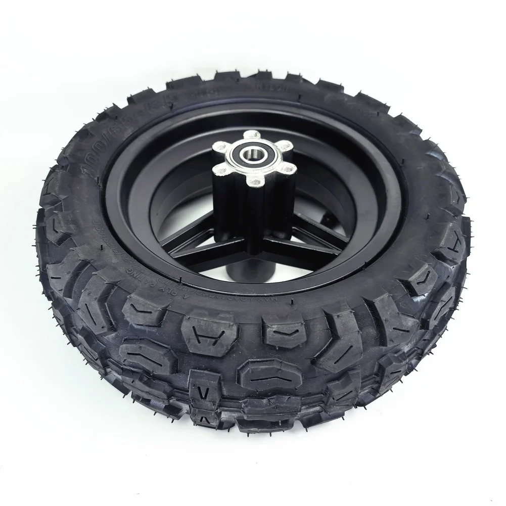 Fotografia 6: Pneu a Vácuo de 11 Polegadas para Patinete Elétrico, Roda Off-Road Sem Câmara 26.8 x 9. com 2 cm de Espessura e Alta Capacidade de Carga de até 150 kg