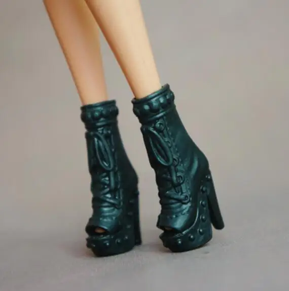 Toy accessories flat foot high heels boots shoes for your BB ST Dolls BBQB1