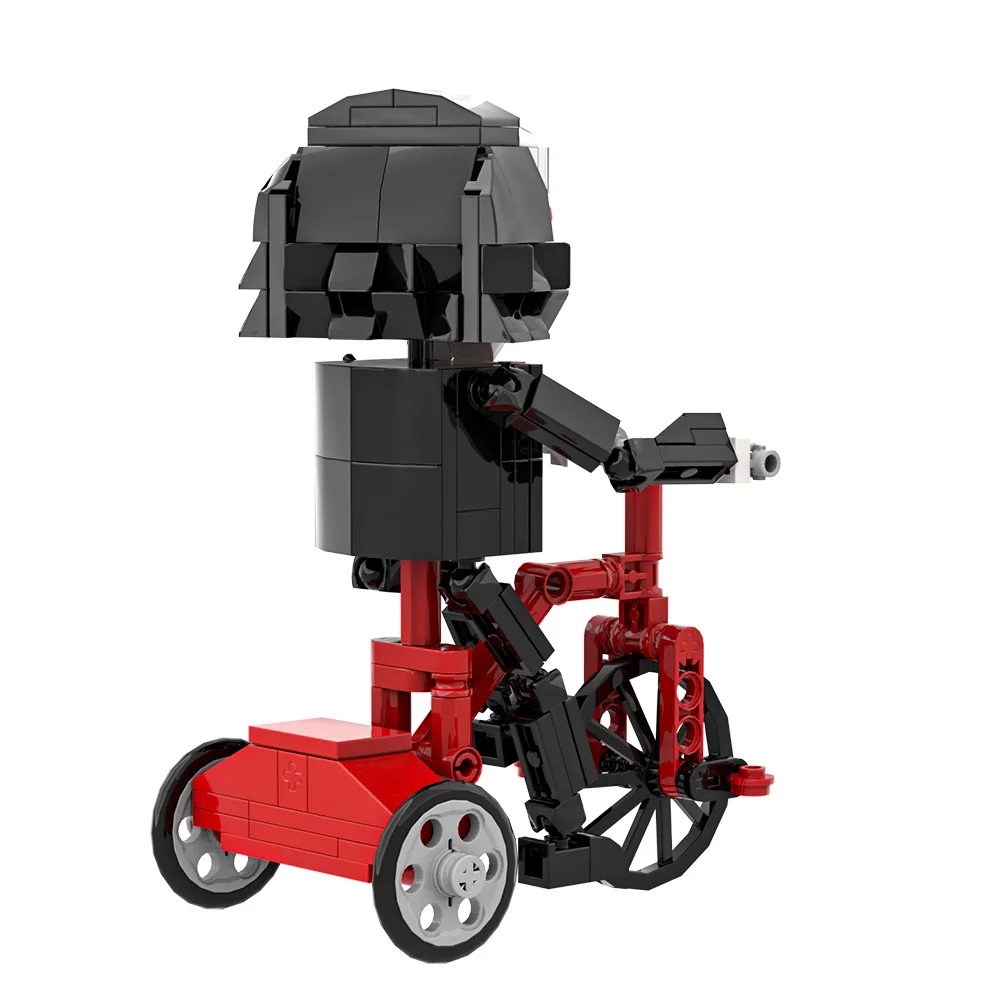 MOC Film horror Murderer Action Figure Motosega Spaventoso Burattino Billy Doll Building Blocks Puzzle Giocattolo Mattoni Regalo per adulti per bambini