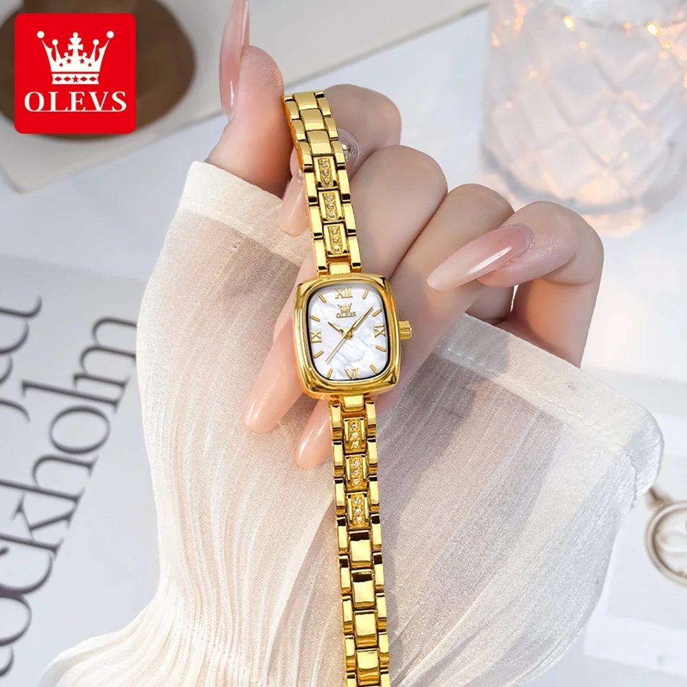 OLEVS 3695 여성용 고급 선물 쿼츠 시계 학생  - Luxury Watch All Brands 리뷰 및 가격