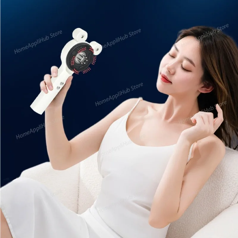 

Scalp Massager Brush for Hair Growth Oil Applicator Massage Comb Red Blue Light Massage Comb for Scalpng Hair Growth Comb