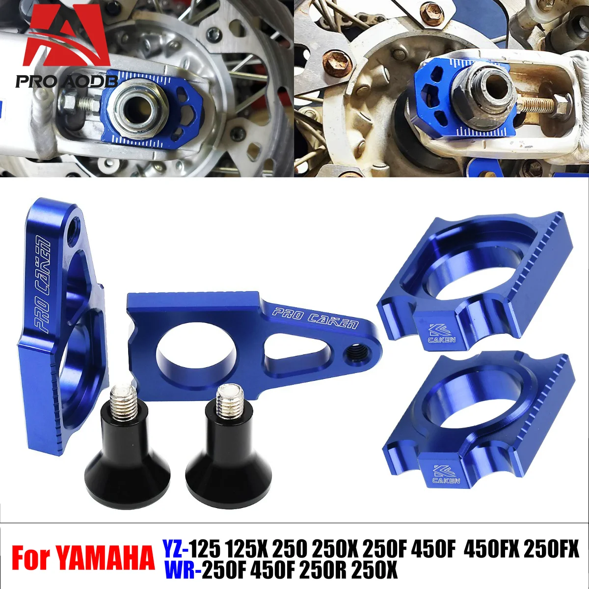 

Precision Rear Adjuster Block Chain Axle Block For Yamaha YZ125 YZ250 YZ250F YZ450F YZ125X YZ250X YZ250FX YZ450FX WR250F WR450F