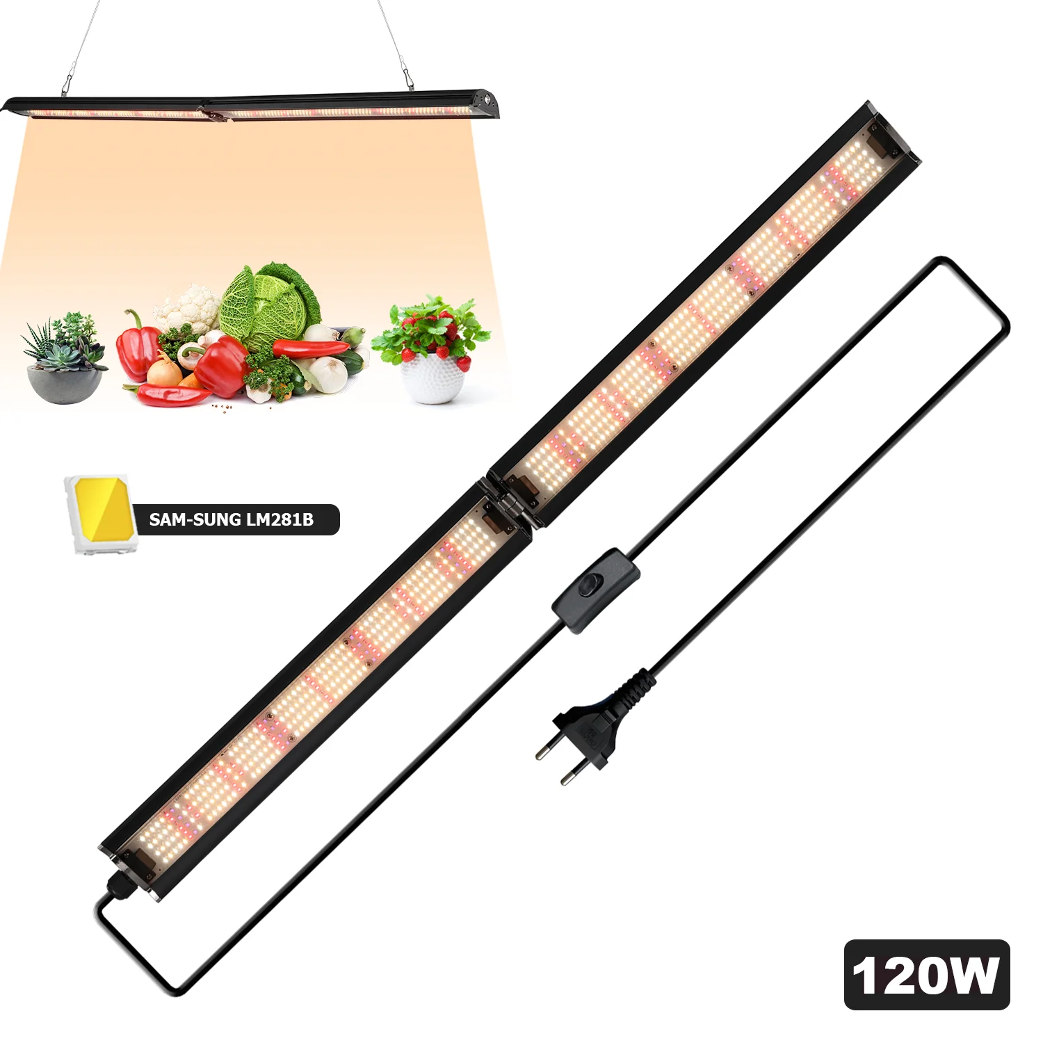 Lámpara LED Quantum de 120 W p - Led Grow Light reseña y precio