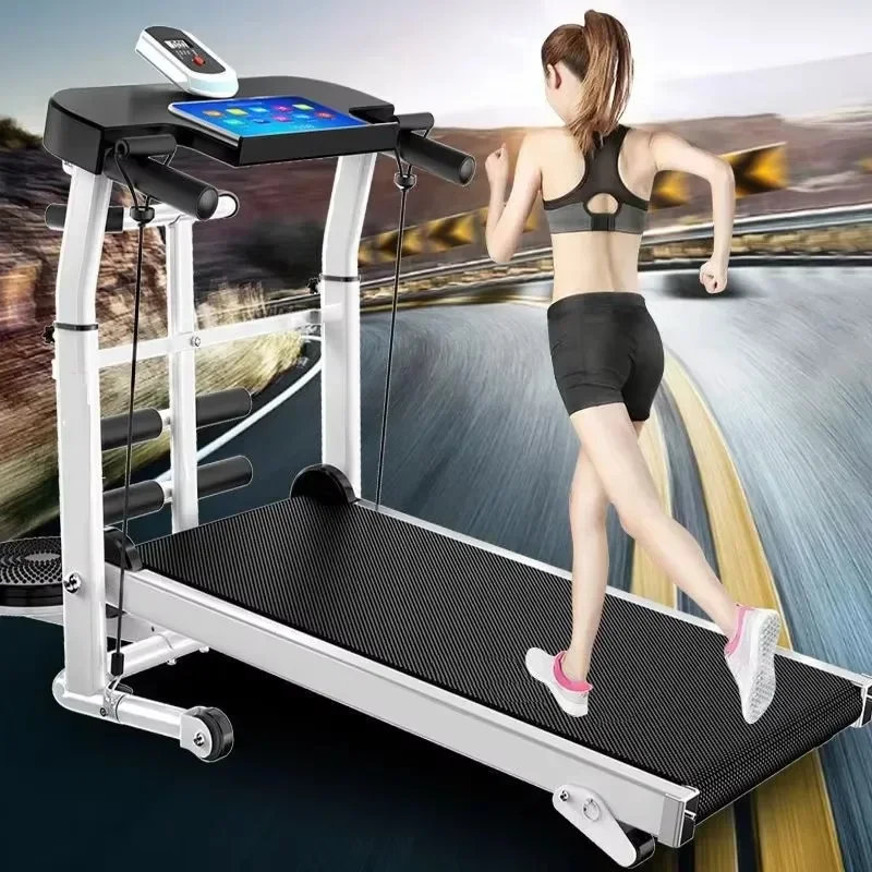 Treadmill, Small Folding Electric Walker, Weight Loss Slimming Gym Powerless Treadmill, Mini Home Fitness Equipment