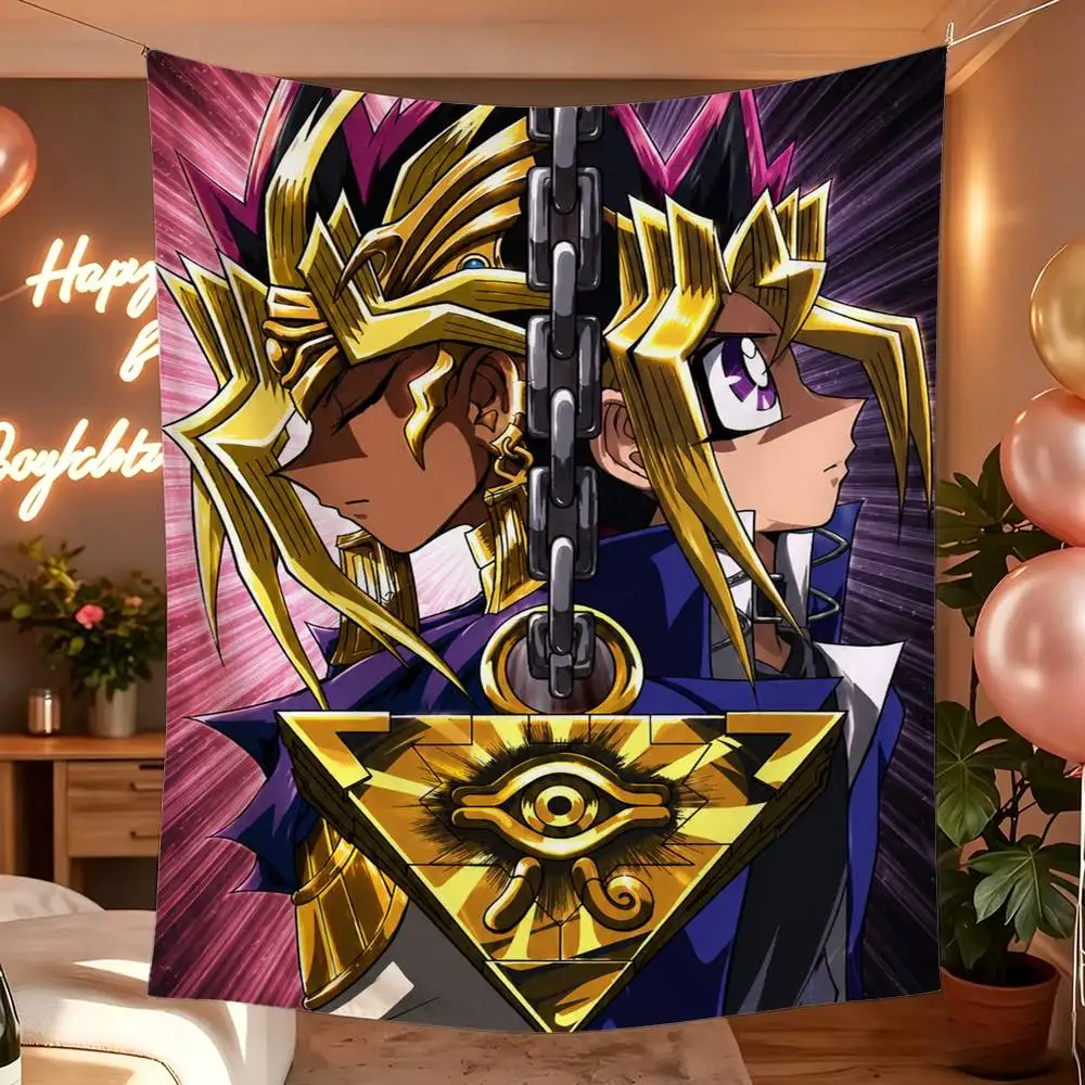 Anime Yu-Gi-Oh Y-Yugi Muto Flag Outdoor Decorations for Bedrooms Home Decor Items Banners Tapestry